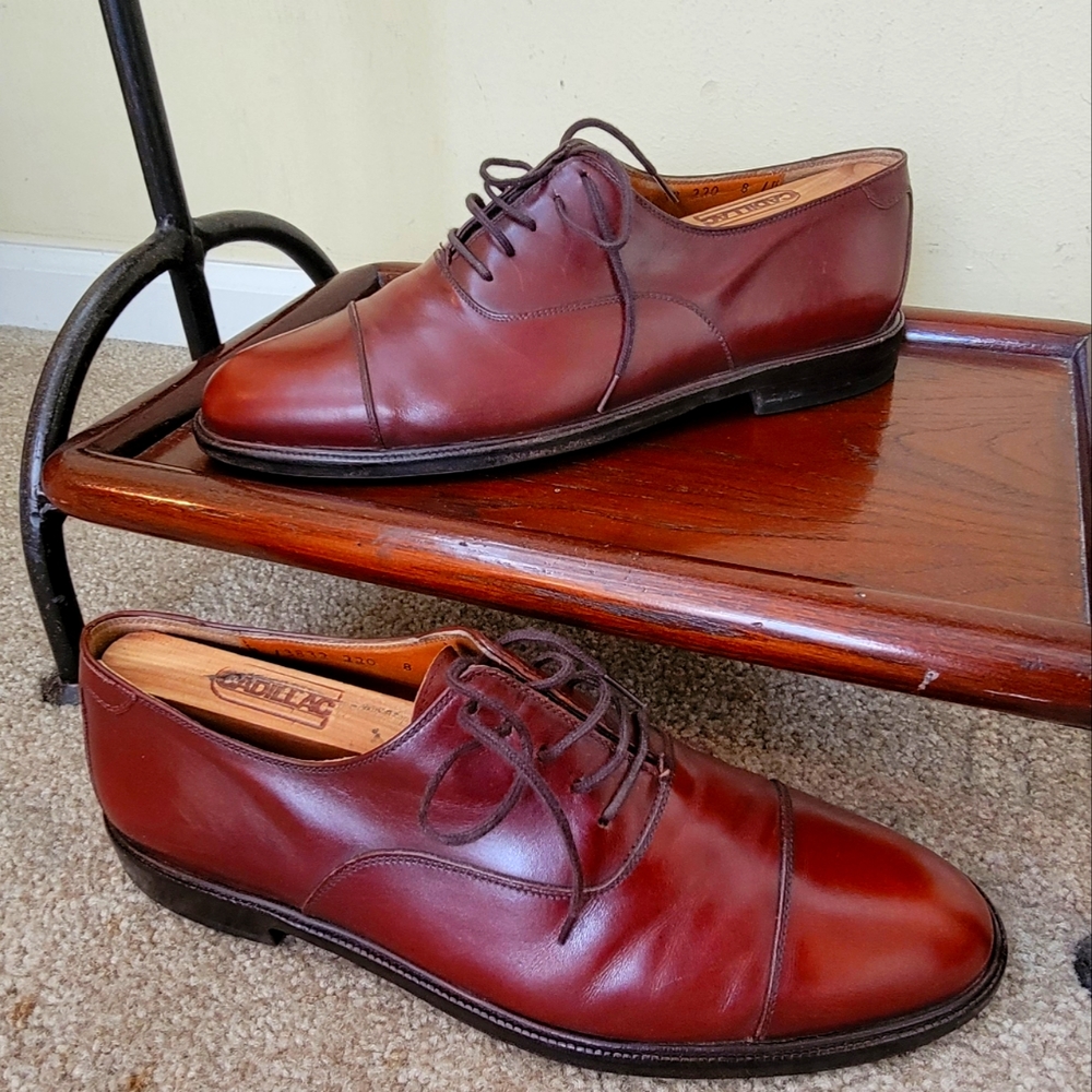 Ferragamo Oxford brown leather shoes
